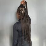 Small butt length box braids near me Richmond TX, hair braiding near me, hair salon near me, salon near me, braids near me, Richmond TX Hair Braiding Shop